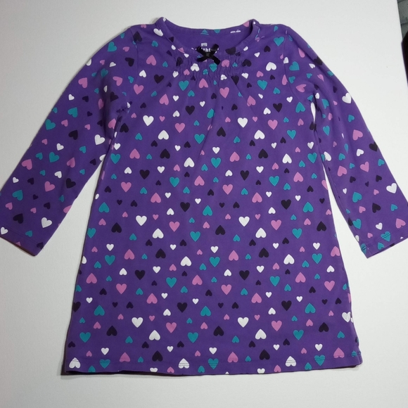 Healthtex Purple Hearts Dress Sz 4T - Picture 6 of 7